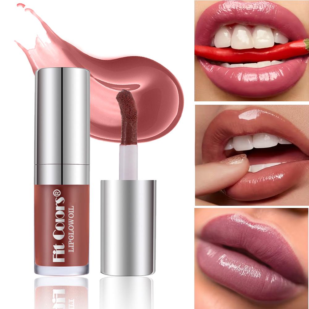 Moisturizing Mirror Effect Lip Glaze, Available In 6 Colors, Refreshing Non-Greasy Formula, Glossy Shine and Long-Lasting Wear Liquid Lipstick Makeup