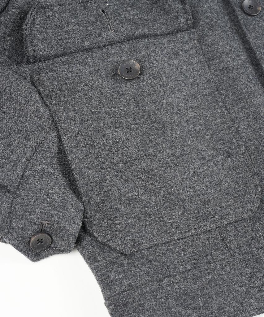 Birbante Wool Blend Blouson Jacket - Grey