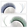 Befer Colored Volume 3D W Eyelashes for Extension Fake Blue Purple Colorful C D 8-15/8-14/8-12 Lashes Cosplay Eyelash Extensions