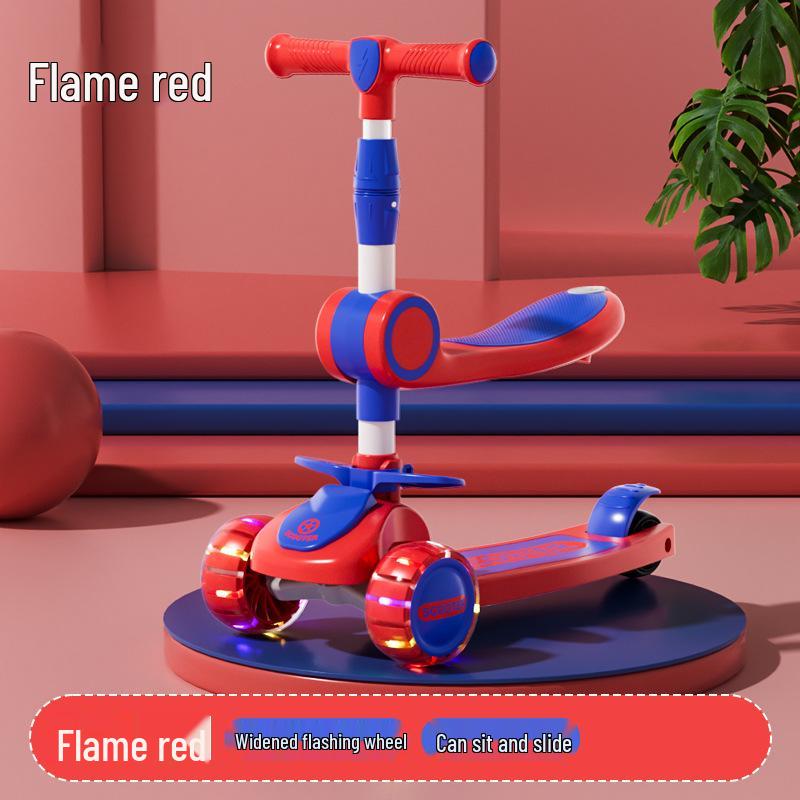 3-in-1 Children's Scooter for Ages 1-12: Safe and Fun for Boys and Girls