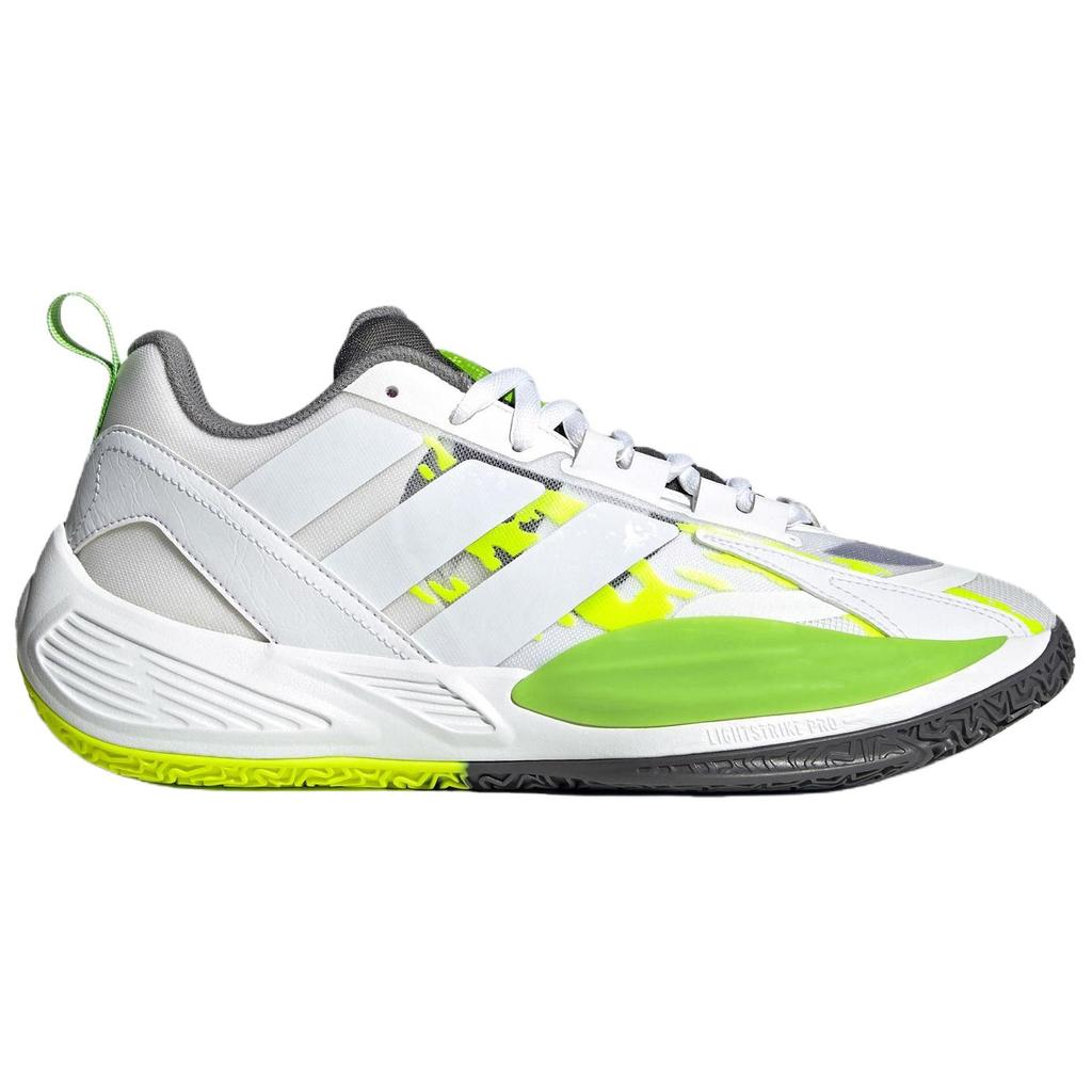 New Adidas XENOBURST Anti Slip Wear Resistant Low Top Basketball Shoes Men's White Green KK3527