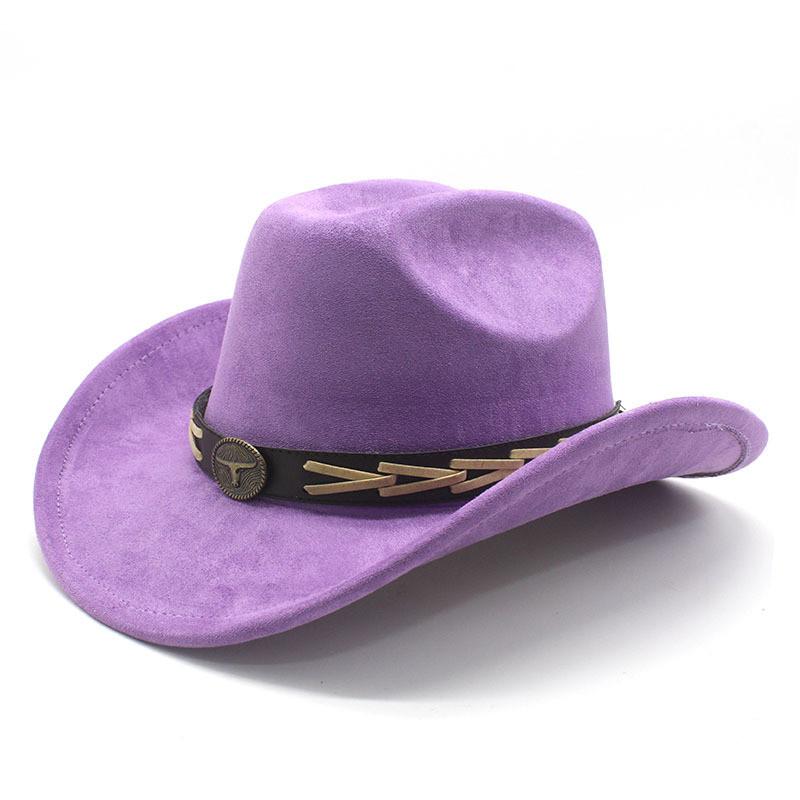 Knot Embroidered Wide Brim Hat With Polyester Wool For Spring Summer Cultural Fashion