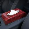 Curved Design Car Tissue Box High-end Style Car Console Tissue Box  Car Interior