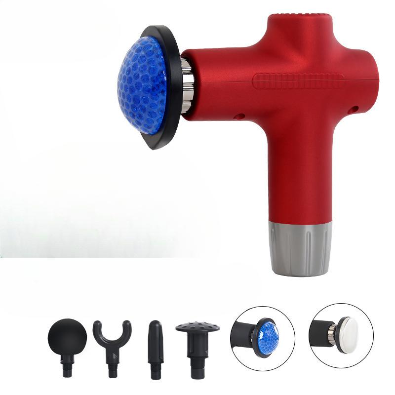 Gun Fascia Relaxation Mini Muscle Massager Yoga Fitness Muscle Membrane Instrument Lcd Wireless Electric Fascia Gun