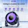 5-speed Desktop Circulating Fan USB Charging Digital Display Turbo Wall Mounted Small Fan
