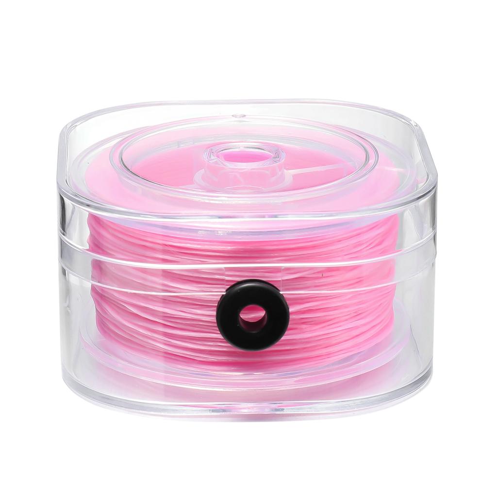 80 Meter/Karton DIY Kristall Perlen Stretch Elastisches Fadenband mit Box Bunt 0,8 mm Flaches Perlenband Schmuckherstellung Zubehör