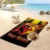 Watford FC Personalisiertes Bedrucktes Strandtuch Fußballlogo Unterstützung Benutzerdefinierter Name Text Absorbierendes Handtuch Für Sport Reisen Besonderes Geschenk
