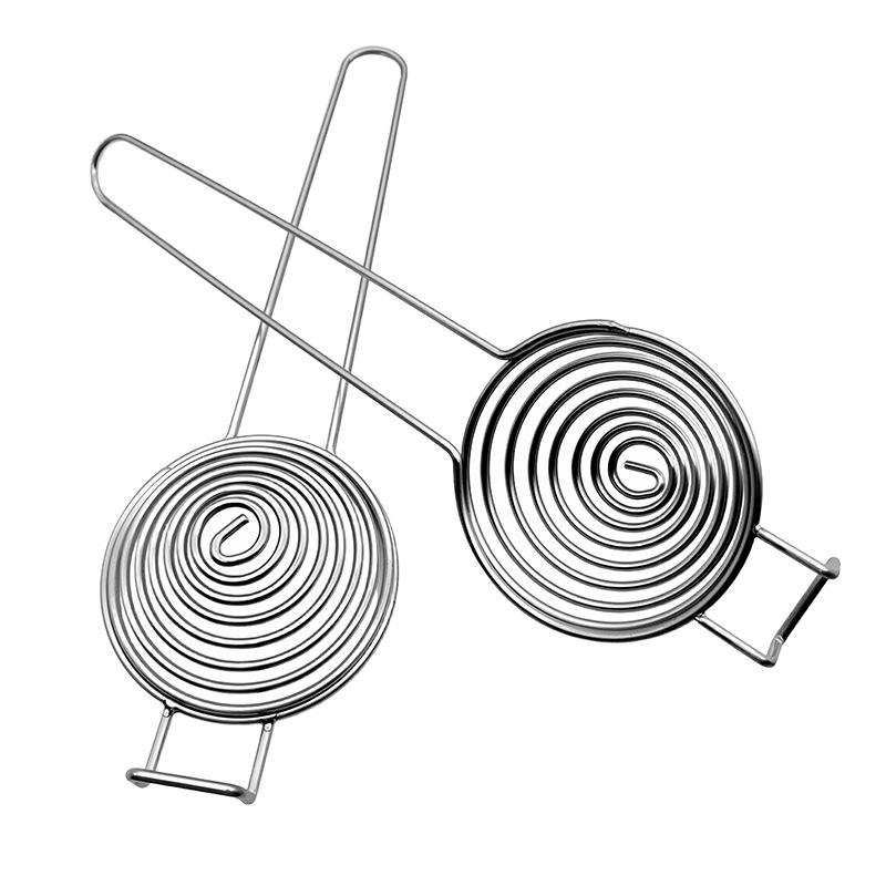 Stainless Steel Egg Yolk Separator with Long Handle - Creative Egg White Strainer Tool