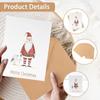 Christmas Santa Claus Greeting Card Envelope Sets Merry Christmas Decoration for Home 2025 Xmas Ornament Navidad Natal New Year