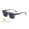 New European and American fashion box color-changing sunglasses men's retro personalized outdoor driving sunglasses men