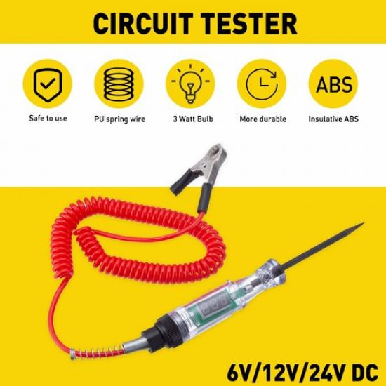 6-24V Digital Electric Circuit LCD Tester Test Light Car Truck Voltage Probe Pen