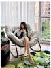 Bird's Nest Recliner: Rocking Leisure Chair and Lazy Sofa for Balcony or Home Use.