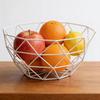 Iron Fruit Basket Simple Fruit Basin Multi-Size Iron Snack Bread Vegetable Storage Bowls Kitchen Eggs Dessert Holder Organizer
