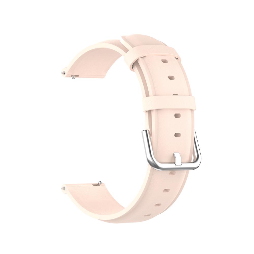 Leather strap for Samsung Active 2 44mm 40mm SM-R820 R830 Galaxy Watch 46mm 42mm Active2 Gear S3 Wrist band Bracelet Watchband