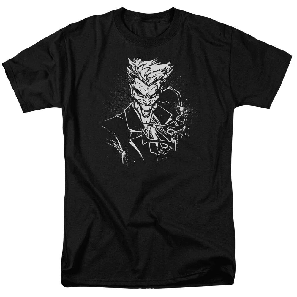Batman  Joker Splatter Smile  T-Shirt - Regular or Sleeveless - to 6X M