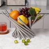 Small Creative Fruit Basket, Creative Stainless Steel Fruit Tray, Simple European Style Living Room Fruit Basket
