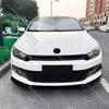 Spoiler Sottoparaurti Anteriore Per Volkswagen Scirocco MK3 R-line GTS 2008-2014 Splitter Diffusore Nero Lucido Kit Carrozzeria Extra Tuning Auto