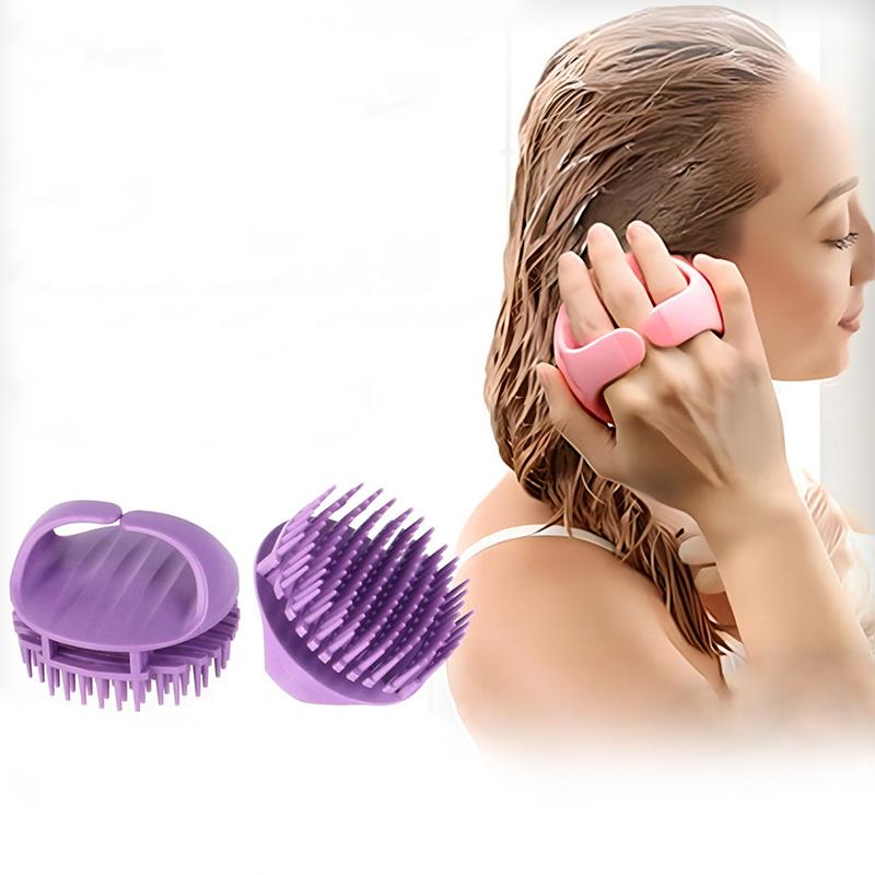 Silicone Shampoo Scalp Hair Massager Head Body Scalp Massage Brush Hair Washing Brush Scalp Exfoliator Brush Head Scrubber Tools