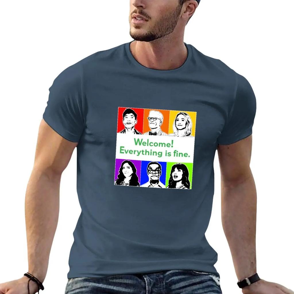 Everything is Fine T-Shirt hippie clothes animal prinfor boys sweat shirts quick-drying workout shirts