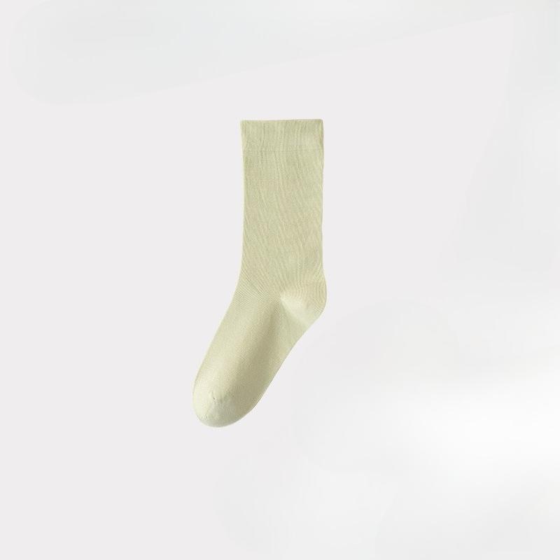 

Женские весенне-летние дезодорирующие носки-гольфы из чистого хлопка, впитывающие пот, не скатывающиеся, бесшовные 1 pair зелёный