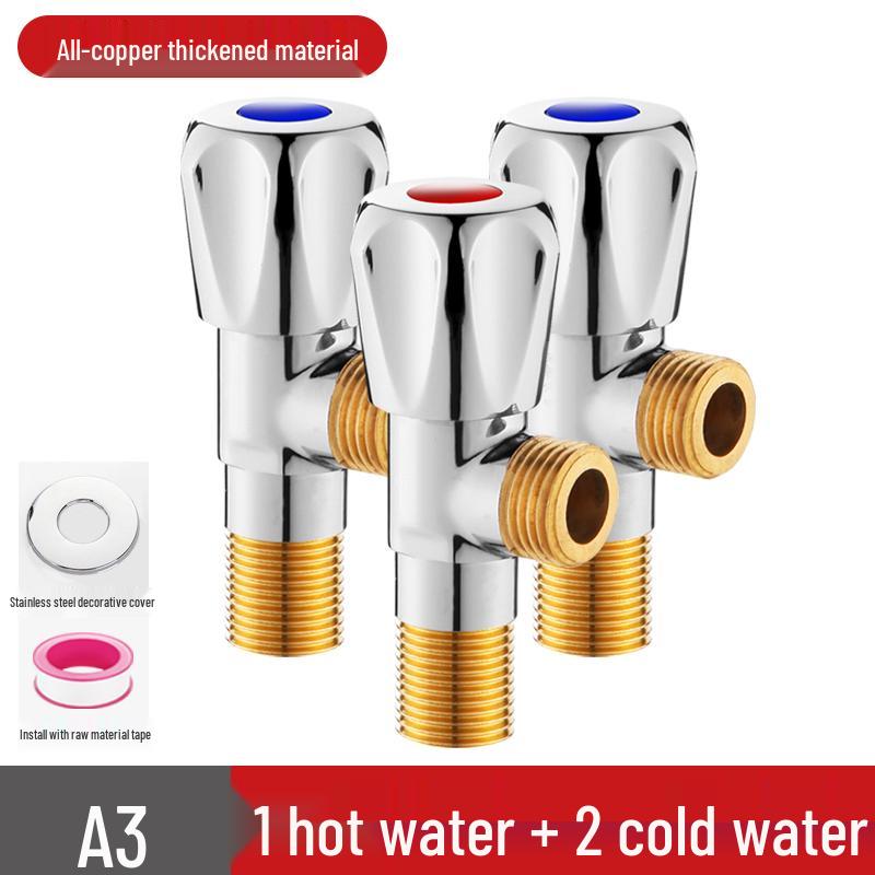 304 Stainless Steel Angle Valve for Hot and Cold Water Heater and Toilet Tap