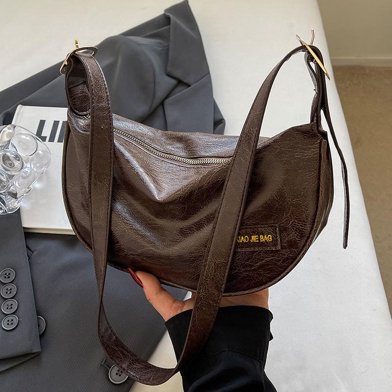 

Высококачественная сумка Niche женская широкополосная сумка-мессенджер женская ретро универсальная сумка-пельмень на одно плечо женская