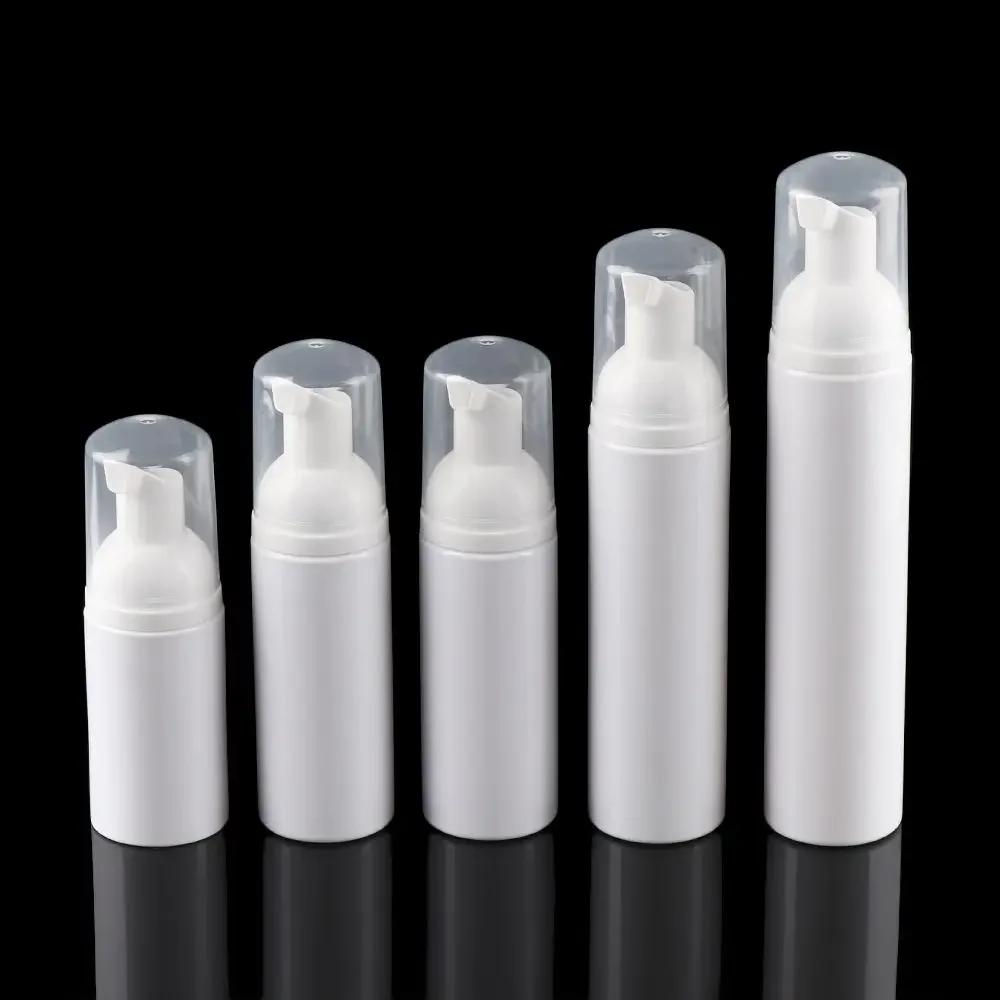 Botella de Plástico Espumosa de 30/50/60/80 ML Dispensador de Líquido para Espumas de Jabón, Espuma Champú Loción Gel de Ducha, Botellas Cosméticas con Bomba de Espuma