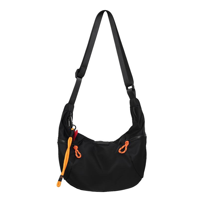 Drawstring Contrasting Shoulder Bag Large Capacity Backpack Travel Backpack Fashion Versatile Couple Bag