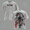 Anime Record Of Ragnarok Qin Shi Huang T-shirt Grafica Cool Uomo Donna Cotone Lavato T-shirt Abbigliamento Casual T-shirt Harajuku