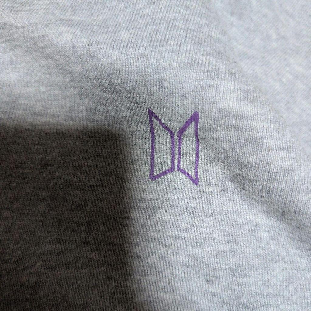 [USED] Rare BTS Pop Up Space of BTS Official Hoodie, Light Gray