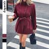 2026 European and American Casual Long-sleeved Sweater Coat Women's Clothing Autumn and Winter Foreign Trade