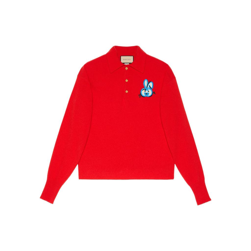 Gucci SS23 Polo Shirt Men's Red 725691-XKCXA-6361