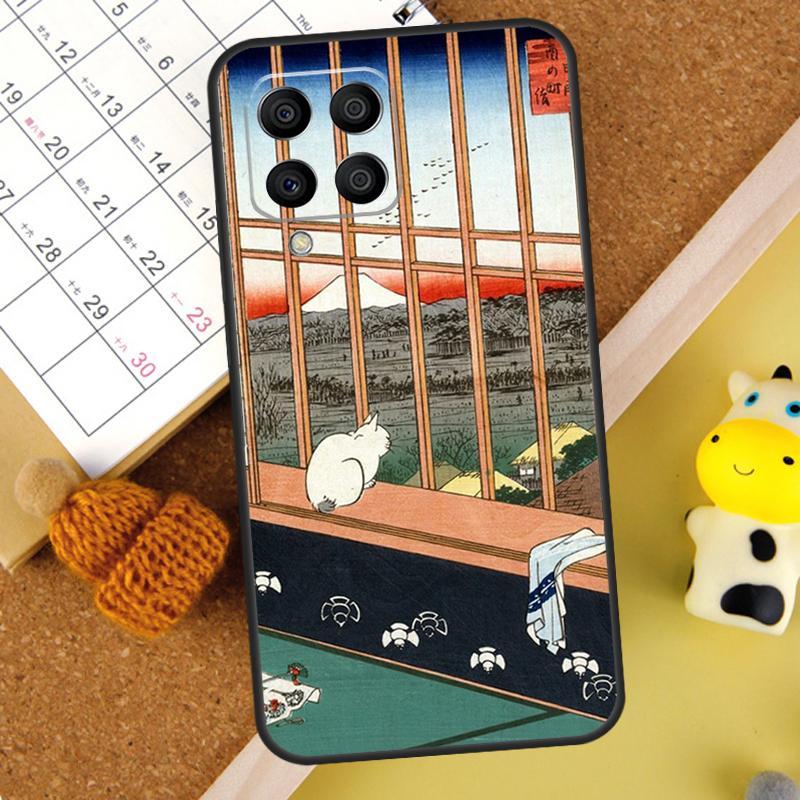 Japanese Ukiyo-e Art Case For Samsung Galaxy M14 M34 M54 M31 M51 M12 M32 M52 M13 M23 M33 M53 M30s M31s M20 Cover