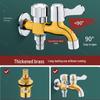 Xihe Dual-Size Brass Washing Machine Faucet