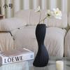 Ceramiczny wazon meble nordyckie rękodzieło ozdoby prosta dekoracja naczynia kwiatowe biały stojący wysoki wazon akcesoria do dekoracji domu