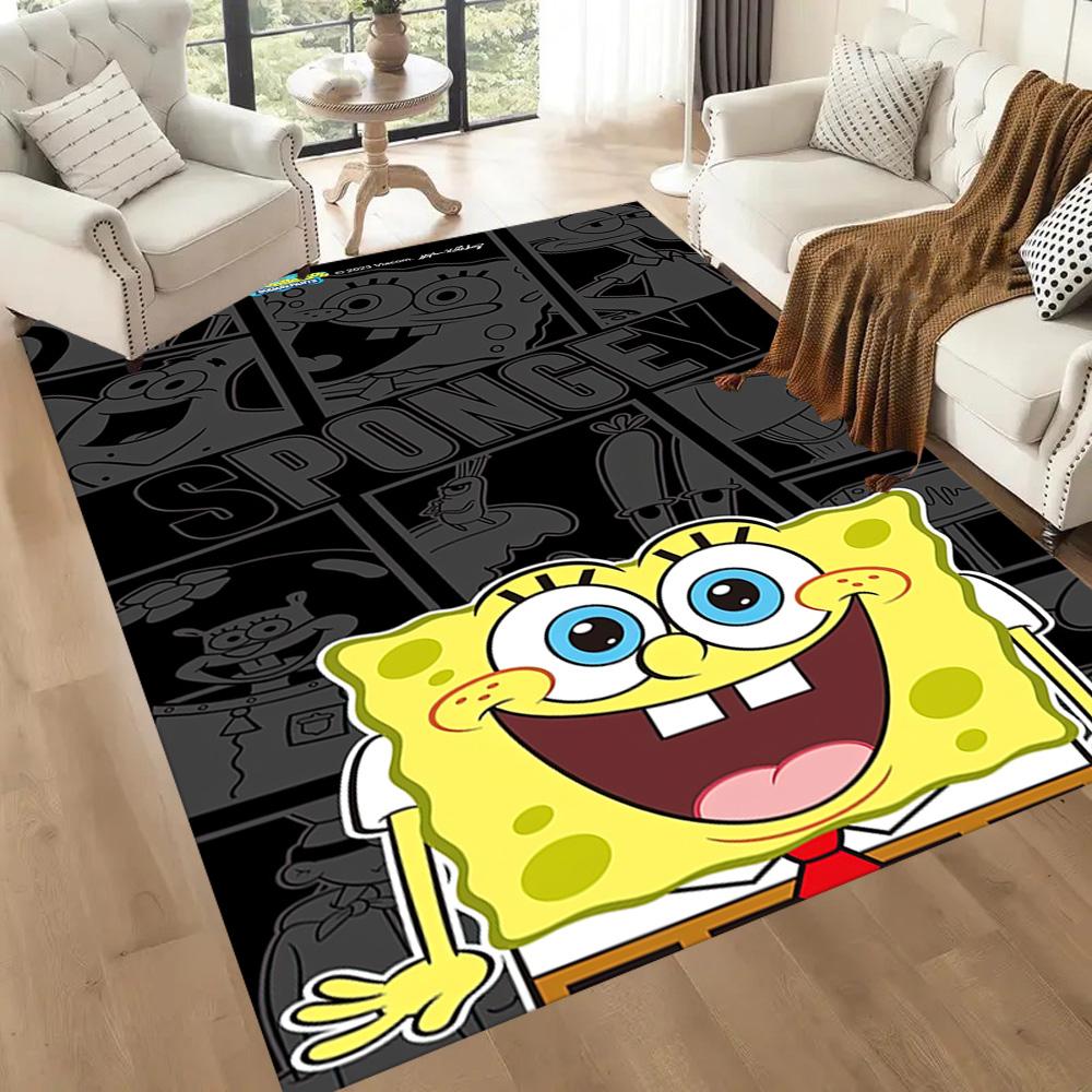 Spongebob And Friends Square Rugs Are a Great Choice for Living Rooms, Bedrooms, Home Décor, and As Gifts.