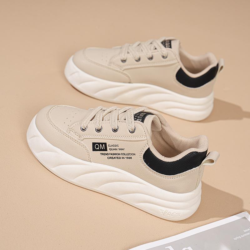 

Женская спортивная обувь новая весенняя универсальная вещь кеды противоскользящая мягкая подошва повседневная белая обувь 40