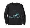 NASDAQ Amerikanska Teknikindexet, Börs, Finans Långärmad T-shirt