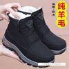 Old North cloth shoes Winter elderly cotton shoes Men's velvet warm wool shoes Non-slip waterproof casual dad shoes Snow boots