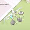 Bouquet de Mariage Cadre Photo Cœur pour Souvenir de Mariage Dentelle de Mariée Ovale Charme de Mariée Pendentif Ange de la Mariée