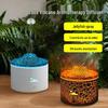 Creative Jellyfish Flame Humidifier & Volcano Aroma Diffuser for Home and Bedroom.