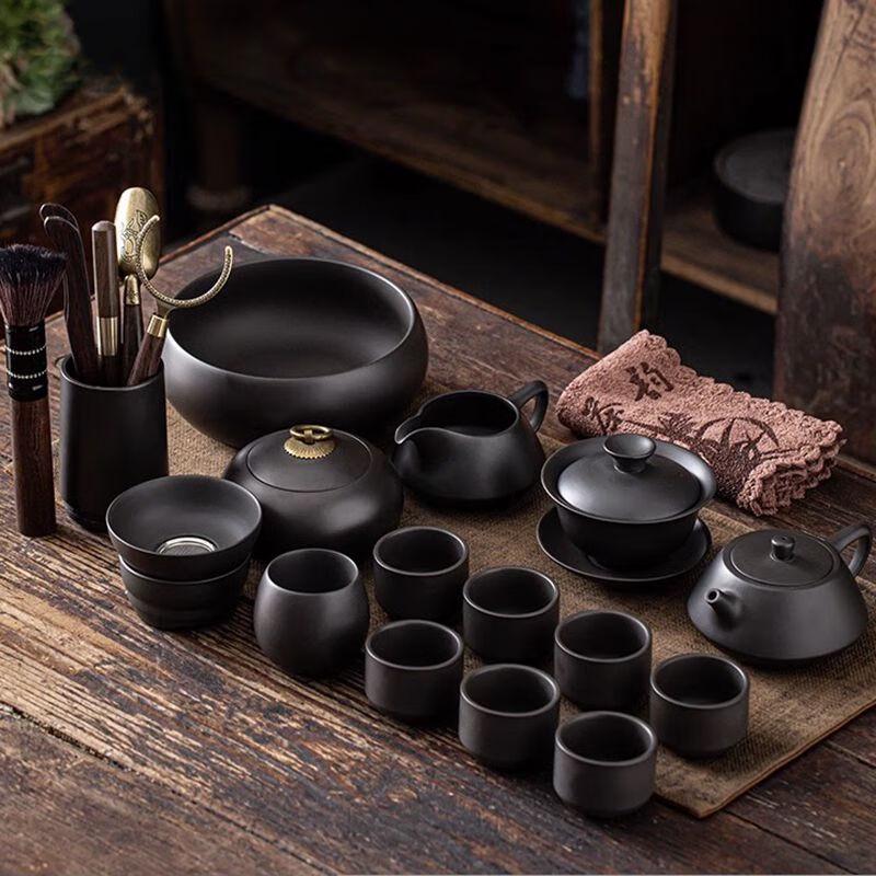 Qianyu Japanese Retro Zisha Kung Fu Tea Set