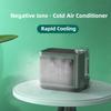 Negative Ion Air Cooler USB Rechargeable Mini Air Conditioning Fan Household Multifunctional Desktop Cooling Fan