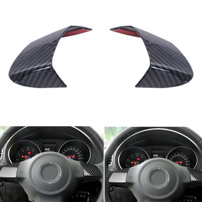 Car Styling ABS Struttura in fibra di carbonio Rivestimento del pannello del volante per VW Golf 6 MK6 Bora Eos Polo Jetta Caddy