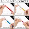 Metal Carving Knife Paper Cuttings Office Educational Supplies Student Art Tools Utility Knife Suitable for Beginners TMZ