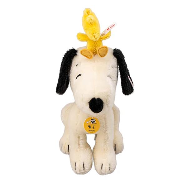 PEANUTS Snoopy PEANUTS 75th Anniversary Steiff Snoopy and Woodstock Japan NEW