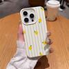 Summer Minimalism Light Green Fresh Lemon Pattern Phone Case For iPhone 17 Air 16 15 14 13 12 11 Pro Max XS XR 15 Plus 16E Cover