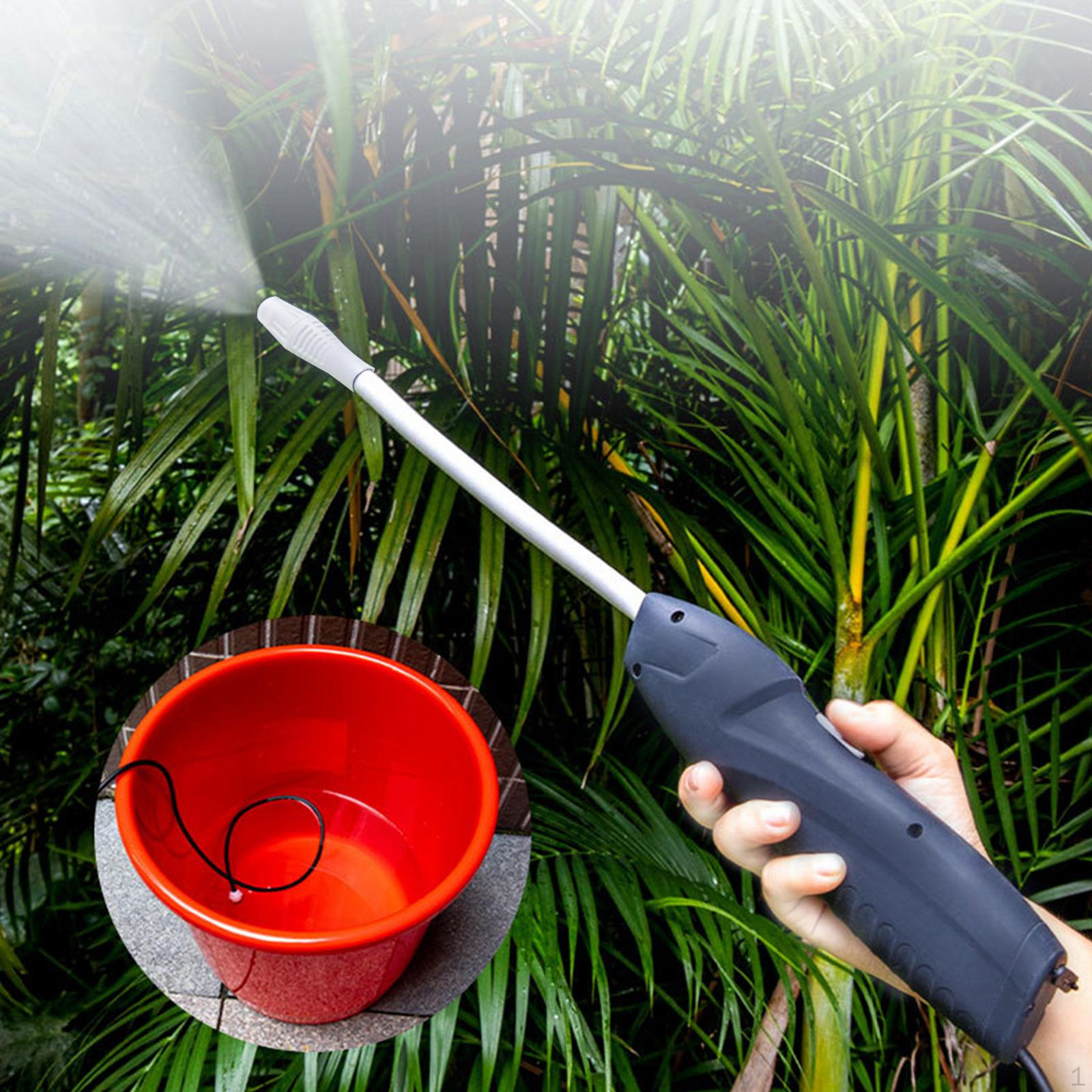 

Распылитель, Портативный для полива, Перезаряжаемый распылитель с телескопической трубкой и шлангом для подачи воды для двора и газона 2m Hose