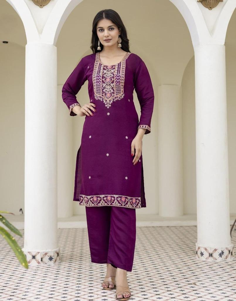 Women Designer Kurta Pant Dupatta Set Indian Bollywood Top Tunic Kurti Salwar Suit Dress