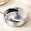 Yousheng Stainless Steel Spoon Holder Kitchen Utensil Rest with Weighted Base Self Standing Countertop Spoon Tray Heat Resistant Cooking Spoon Rest